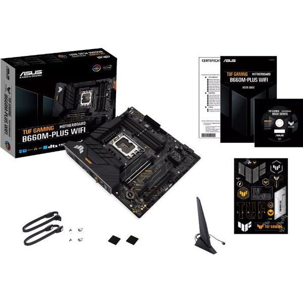 Материнська плата ASUS TUF GAMING B660M-PLUS WIFI (90MB1AZ0-M1EAY0) 022864 фото