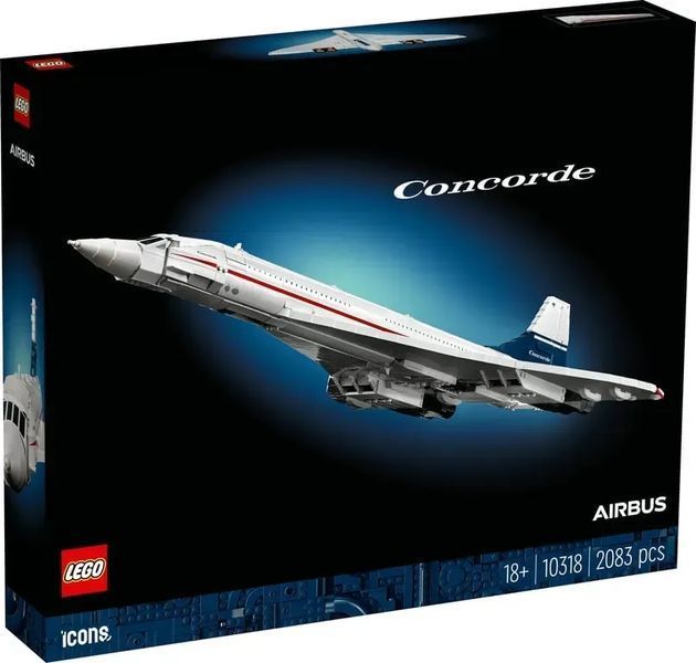Блочный конструктор LEGO Icons Конкорд (10318) 613477 фото
