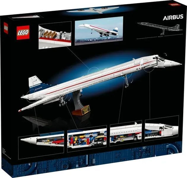 Блочный конструктор LEGO Icons Конкорд (10318) 613477 фото