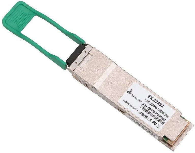 Вставка QSFP28 EXTRALINK EX.33232 2112607 фото