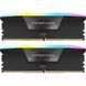 Пам'ять для настільних комп'ютерів Corsair 64 GB (2x32GB) DDR5 6000 MHz Vengeance RGB Black (CMH64GX5M2B6000C38) 027660 фото 1