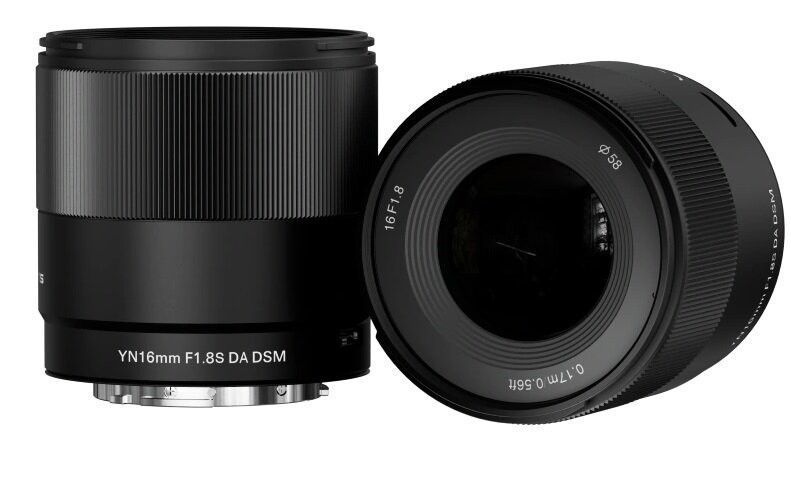 Об'єктив YONGNUO YN 16mm f/1.8 DA DSM для Sony E 676288 фото