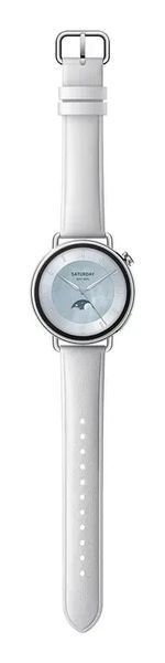 Смарт-годинник Xiaomi Watch S4 41mm Leather Strap White (BHR07VUGL) 613285 фото