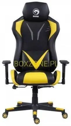 Компьютерное кресло для геймера Marvo Ch-133 Black-Yellow 019068 фото