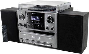 Музичний центр SOUNDMASTER MCD5600SW Сріблястий, Bluetooth, CD/-R/-RW, касетний плеєр, програвач вінілу, тюнер FM/DAB 2062942 фото