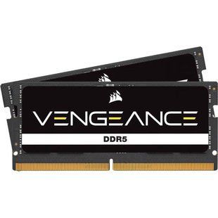 Пам'ять для ноутбуків Corsair 64 GB (2x32GB) SO-DIMM DDR5 4800 MHz Vengeance (CMSX64GX5M2A4800C40) 033965 фото