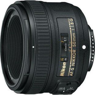 Стандартний об'єктив Nikon AF-S Nikkor 50mm f/1,8G (JAA015DA) 043428 фото