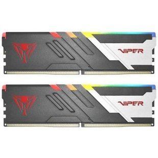 Пам'ять для настільних комп'ютерів PATRIOT 32 GB (2x16GB) DDR5 6000 MHz Viper Venom RGB (PVVR532G600C30K) 033881 фото