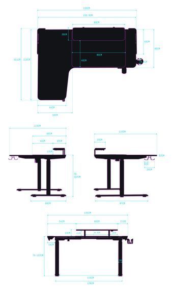 Стіл ULTRADESK Winger Білий 493424 фото