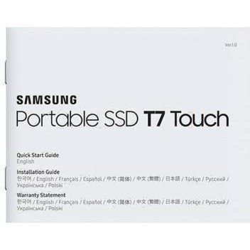 SSD накопитель Samsung T7 Touch 500GB Black (MU-PC500K/WW) 002242 фото