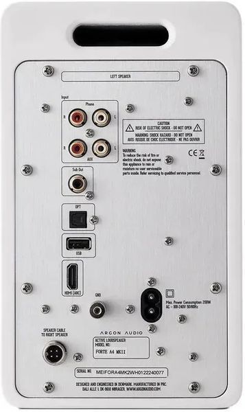 Акустическая система Argon Audio Forte A5 MK2 White (1-Pack) 601021 фото