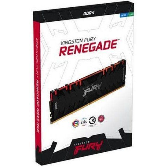 Пам'ять для настільних комп'ютерів Kingston FURY 32 GB (4x8GB) DDR4 3600 MHz Renegade RGB (KF436C16RBAK4/32) 033781 фото