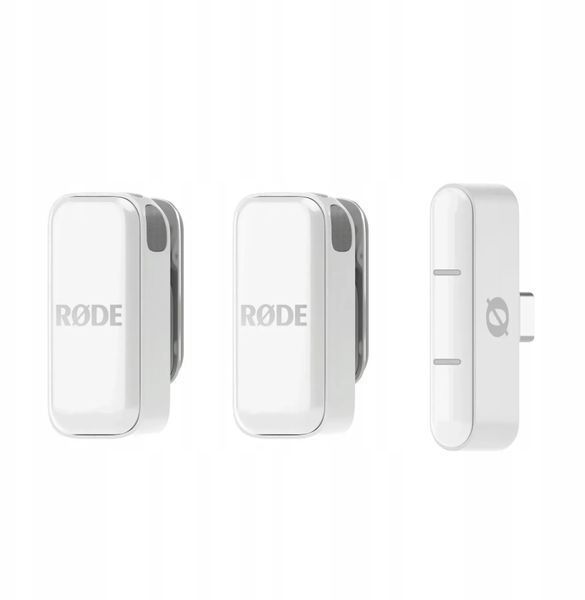 Микрофонная радиосистема для iPhone Rode Wireless Micro White USB-C 594896 фото