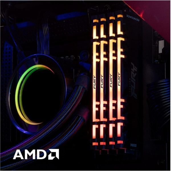 Пам'ять для настільних комп'ютерів Kingston FURY 32 GB (4x8GB) DDR4 3600 MHz Renegade RGB (KF436C16RBAK4/32) 033781 фото