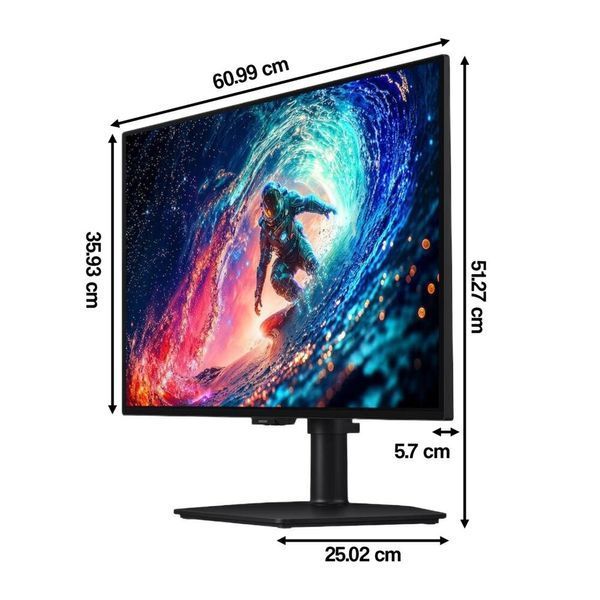 Монитор SAMSUNG Odyssey G6 LS27HG612SUXEN 27" OLED 2560x1440px 240Hz 0.03 ms [GTG] 2119477 фото