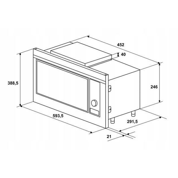 Микроволновка с грилем Amica AMGB20E3GB 021019 фото
