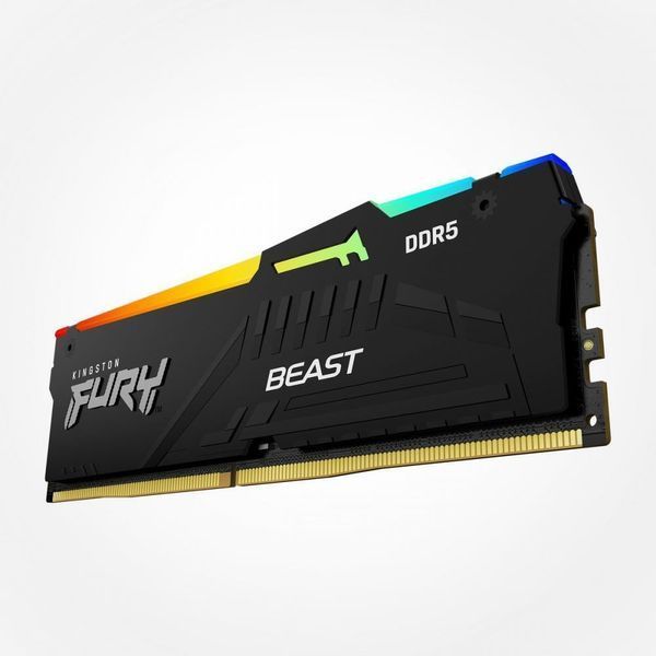 Пам'ять для настільних комп'ютерів Kingston FURY 64 GB (2x32GB) DDR5 5200 MHz Beast RGB EXPO (KF552C36BBEAK2-64) 033831 фото