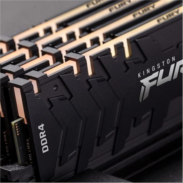 Пам'ять для настільних комп'ютерів Kingston FURY 32 GB (4x8GB) DDR4 3600 MHz Renegade RGB (KF436C16RBAK4/32) 033781 фото