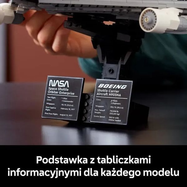 Блочный конструктор LEGO Icons Самолет-носитель шаттлов (10360) 613502 фото
