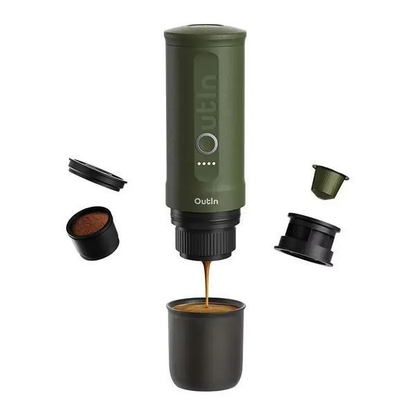 Портативная кофеварка Buydeem OutIn Nano Green 587653 фото