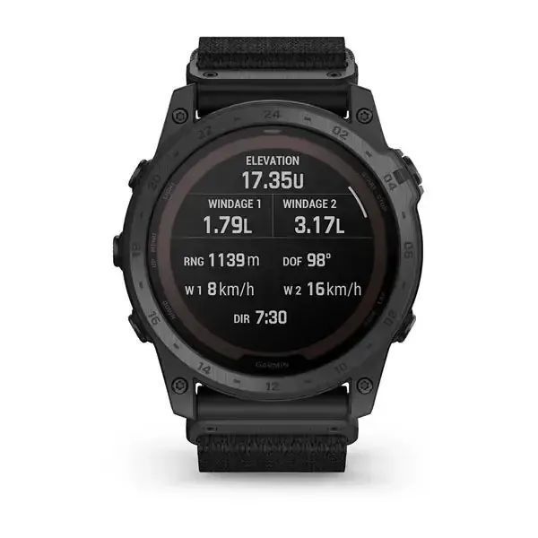 Смарт-часы Garmin Tactix 7 Pro Ballistics Edition S. Powered T. Watch w. Applied B. and Nylon Band (010-02704-20/21) 612677 фото