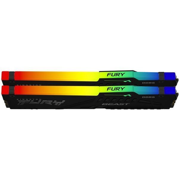 Пам'ять для настільних комп'ютерів Kingston FURY 64 GB (2x32GB) DDR5 5200 MHz Beast RGB EXPO (KF552C36BBEAK2-64) 033831 фото