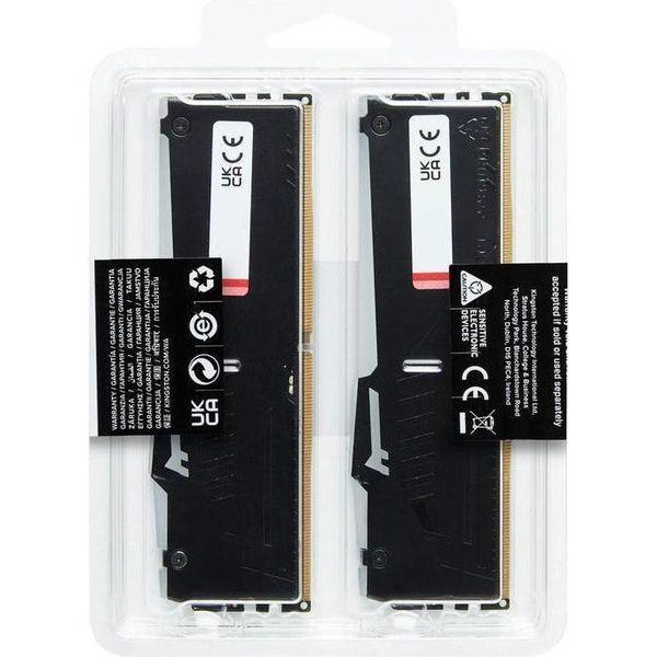 Пам'ять для настільних комп'ютерів Kingston FURY 64 GB (2x32GB) DDR5 5200 MHz Beast RGB EXPO (KF552C36BBEAK2-64) 033831 фото