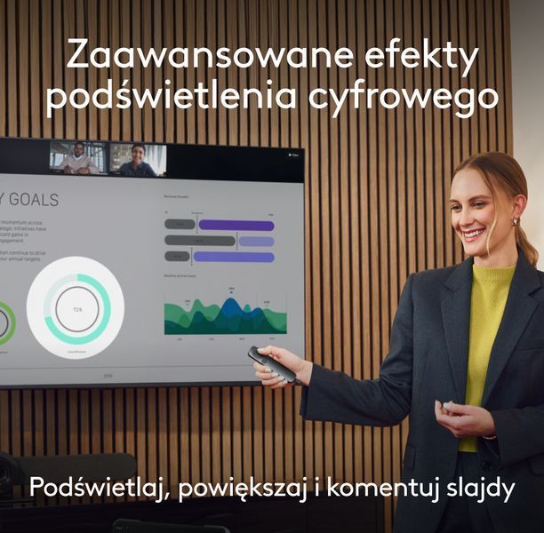 Презентер LOGITECH Spotlight 2 910-007672 2.4 ГГц / Bluetooth, Дальность 30 м 2136146 фото