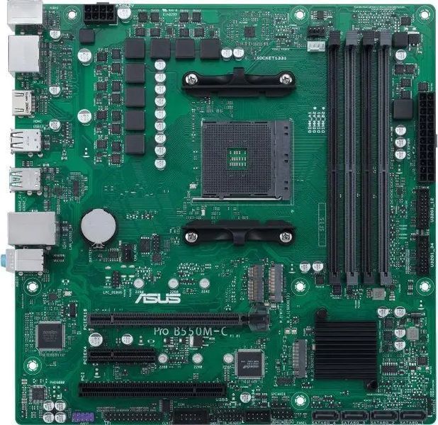 Материнська плата Asus PRO B550M-C/CSM 021838 фото
