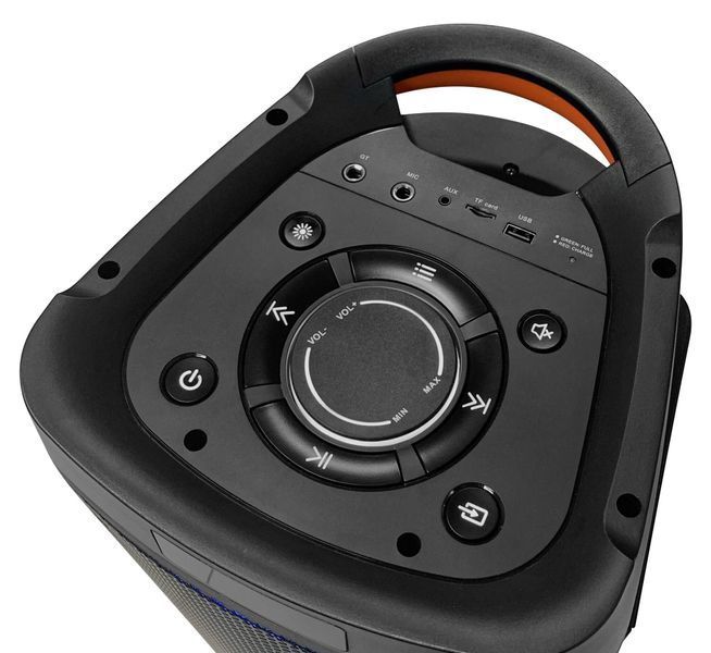 Power Audio BLAUPUNKT PB06DB, 500 Вт, Bluetooth, акумулятор 11 годин, мікрофонний та гітарний входи, мікрофон у комплекті 450127 фото