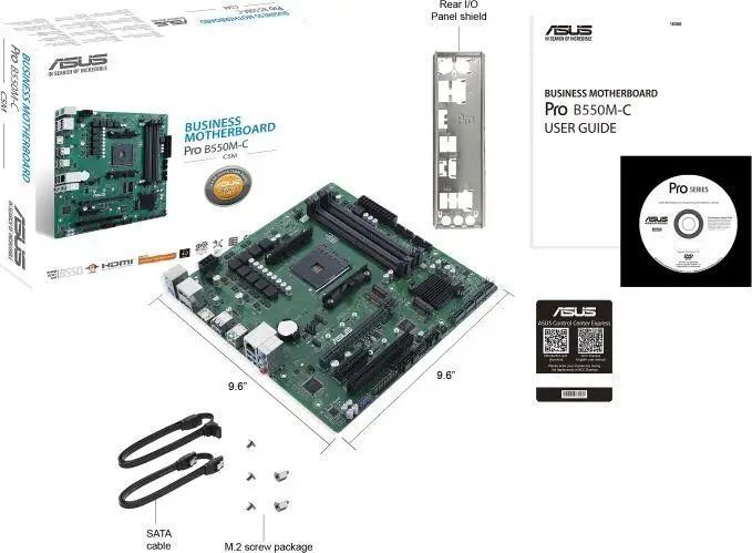 Материнська плата Asus PRO B550M-C/CSM 021838 фото