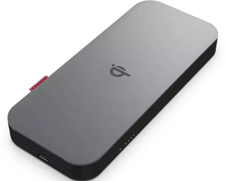 Внешний аккумулятор (павербанк) Lenovo Go Wireless Mobile Power Bank 10000 mAh Black (40ALLG1WWW) 613726 фото