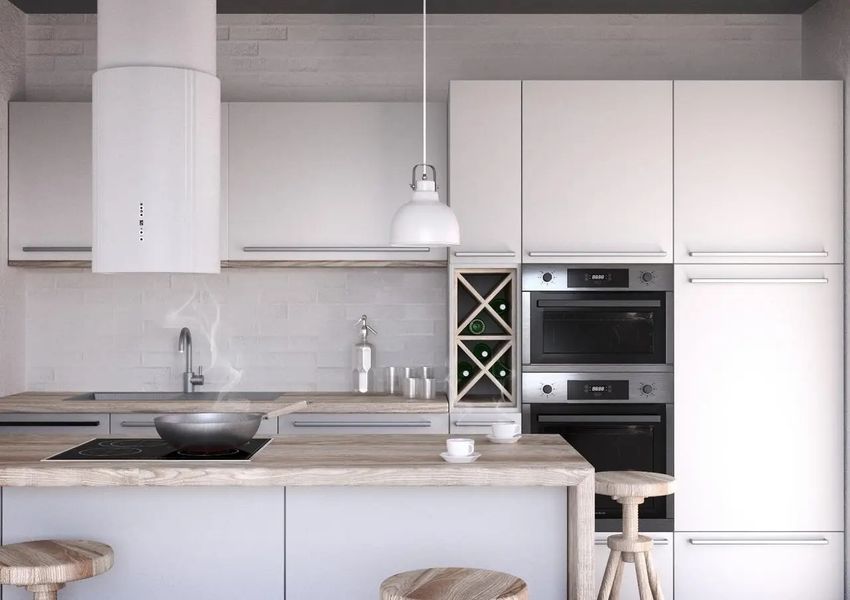 Витяжка вбудована VDB Boho Isla White 006356 фото