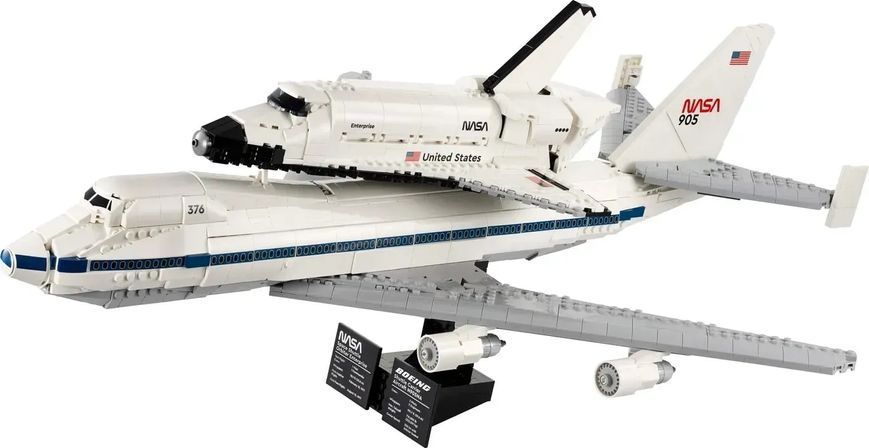 Блочный конструктор LEGO Icons Самолет-носитель шаттлов (10360) 613502 фото