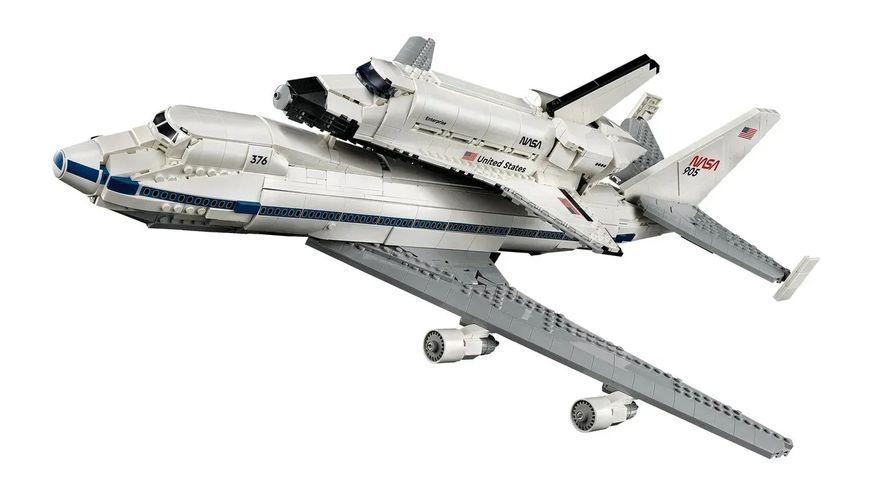 Блочный конструктор LEGO Icons Самолет-носитель шаттлов (10360) 613502 фото