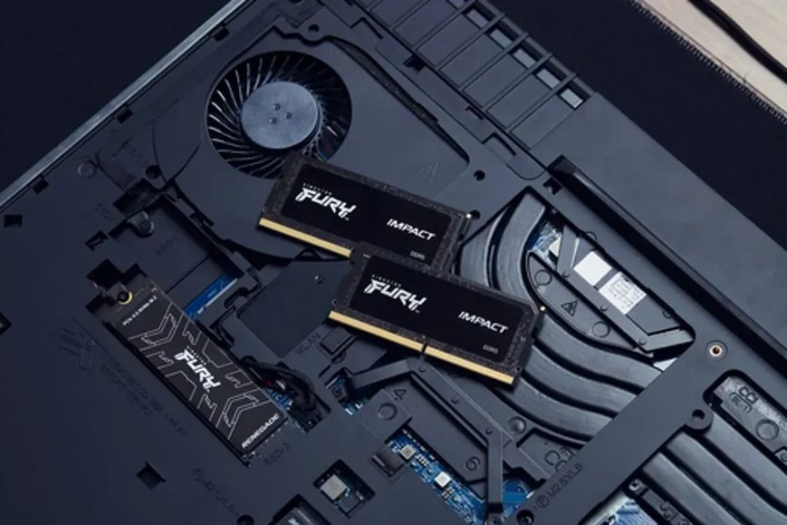 Память для ноутбуков Kingston FURY 16 GB DDR5 6000 MHz Impact Black (KF560S38IB-16) 522977ua фото