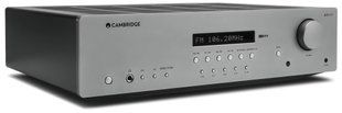 Стереопідсилювач CAMBRIDGE AUDIO AXR100 Сріблястий, Bluetooth 5.0, Регулювання високих і низьких частот, Тюнер AM/FM 438604 фото