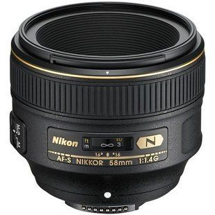 Стандартний об'єктив Nikon AF-S Nikkor 58mm f/1,4G (JAA136DA) 043429 фото
