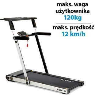 Беговая дорожка электрическая HMS Loop 12 Multi 1864W 12км/ч Серый 226385 фото
