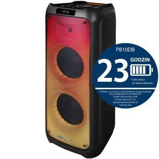 Power Audio BLAUPUNKT PB10DB, 80 Вт, Bluetooth, батарея 23 години, два мікрофони в комплекті, вхід USB, тюнер FM 450128 фото