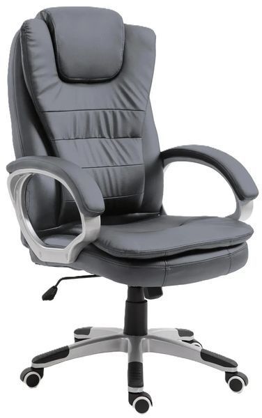 Комп'ютерне крісло ActiveJet YK7304 Eco-Skin Grey 572750 фото
