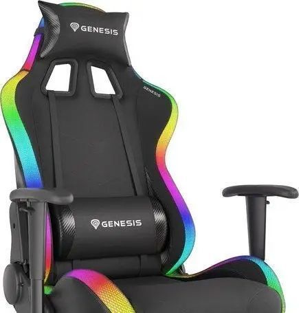 Комп'ютерне крісло для геймера Genesis Trit 500 RGB Black 018747 фото