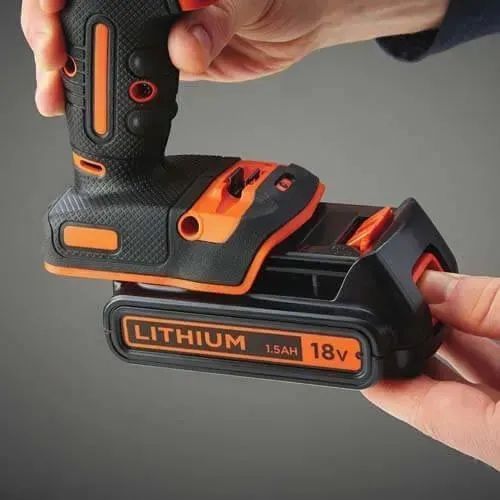 Шуруповерт Black+Decker BDCHD18KB 354439ua фото