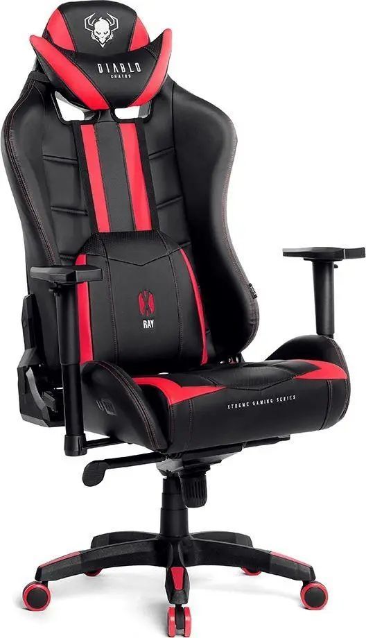 Компьютерное кресло для геймера Diablo Chairs X-Ray XL red 018969 фото