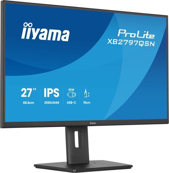 Монітор IIYAMA XB2797QSN-B1 27" 2540x1440px IPS 1 мс [MPRT] 2127015 фото