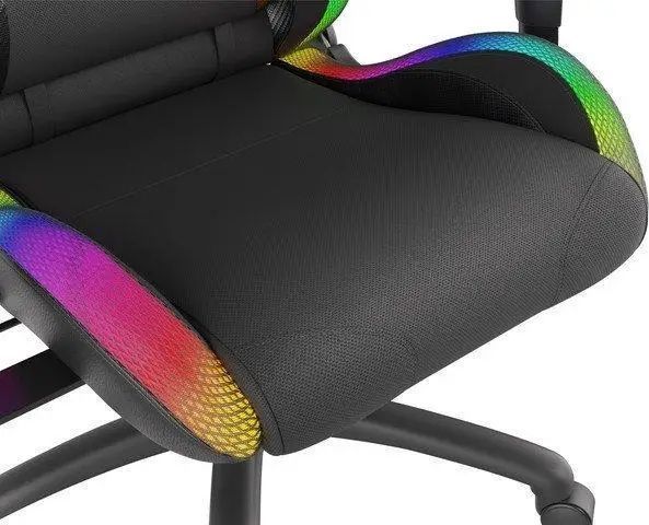 Комп'ютерне крісло для геймера Genesis Trit 500 RGB Black 018747 фото