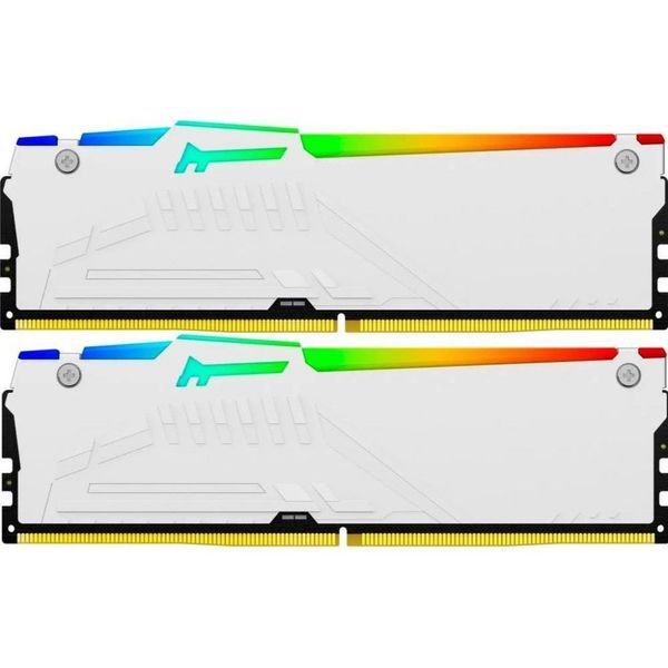 Пам'ять для настільних комп'ютерів Kingston FURY 64 GB (2x32GB) DDR5 5200 MHz Beast RGB EXPO White (KF552C36BWEAK2-64) 033832 фото