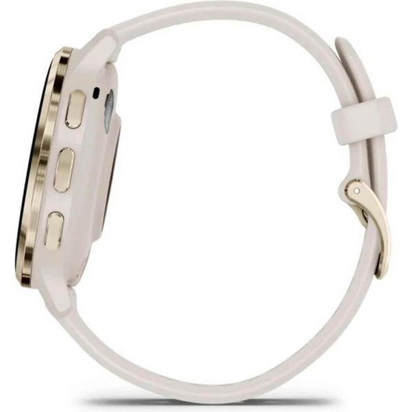 Смарт-годинник Garmin Venu 3S Soft Gold S. Steel Bezel with Ivory Case and S. Band (010-02785-04/54) 035118 фото