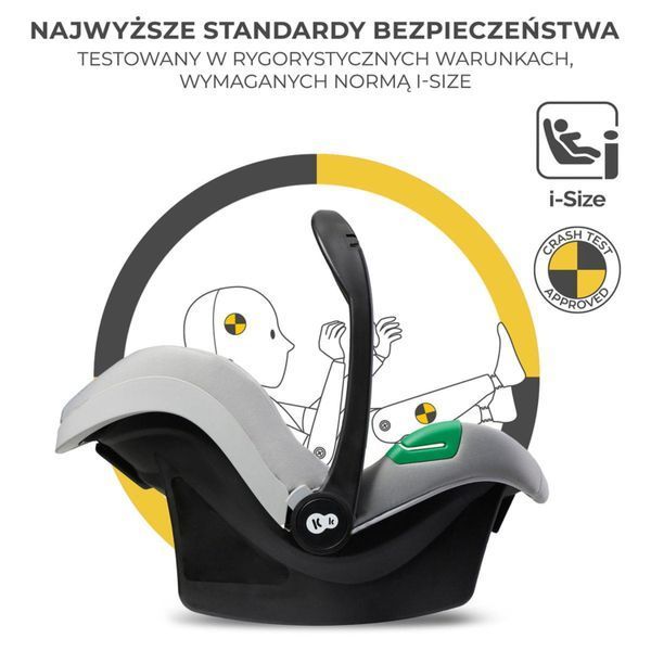Дитячий візок багатофункціональний KINDERKRAFT Newly 4w1 Mink Pro Чорний 2034759 фото