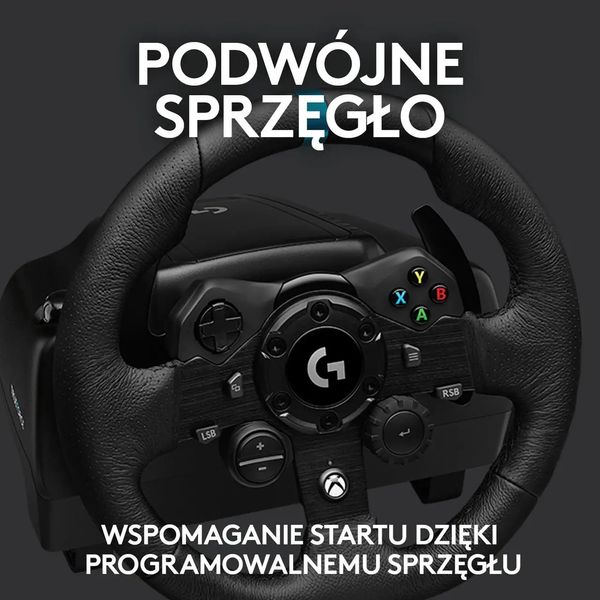 Комплект (кермо, педалі) Logitech G923 Xbox One/PC (941-000158) 312660 фото